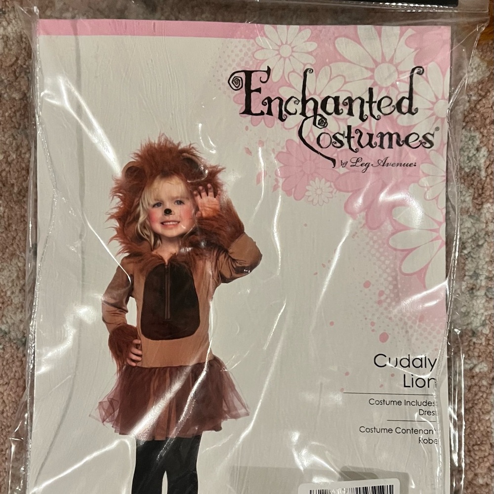 Cuddly Lion Kids Costume - Brown